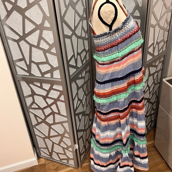 TIERED summer dress in cotton - Picture 2 of 3
